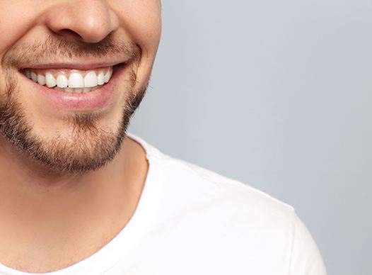 man smiling after Six Month Smiles in Moses Lake